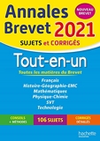 Annales Brevet 2021 Tout-en-Un - Hachette Éducation - 21/08/2020