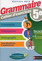 Grammaire 5e - Cahier d'exercices