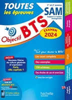 Objectif BTS SAM (1re et 2e années) Toutes les épreuves, examen 2024