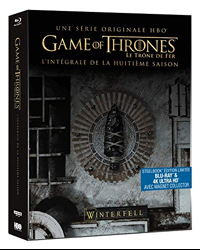 Game of Thrones – Saison 8 Steelbook Edition Limitée (Blu-ray + 4K Ultra-HD) [SteelBook édition limitée - Blu-ray + 4K Ultra-HD + Magnet Collector]