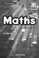 Mathématiques Groupement C Tle Bac Pro Corrigé
