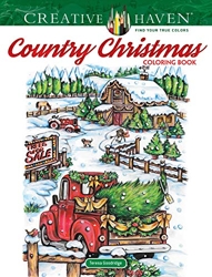 Country Christmas Coloring Book de Teresa Goodridge