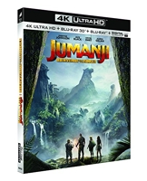 Jumanji - Bienvenue dans la Jungle [4K Ultra-HD 3D + Blu-Ray + Digital Ultraviolet]