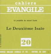 Cahiers Evangile numéro 20 Le Deuxième Isaïe