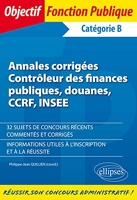 Annales corrigées Contrôleur des finances publiques, douanes, CCRF, INSEE
