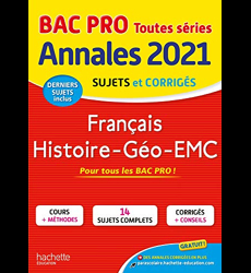 Annales Bac 2021 Hist-Geo Français Bac Pro