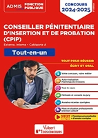 Concours Conseiller pénitentiaire d'insertion et de probation (CPIP) - Catégorie A - Tout-en-un - Concours 2024-2025