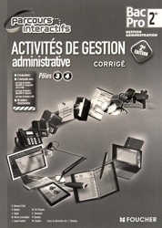 Parcours Interactifs Activité de gestion administrative 2de BAC PRO Guide pédagogique