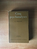 Cinq psychanalyses - Presses Universitaires De France/Bibliotheque De Psychanalyse