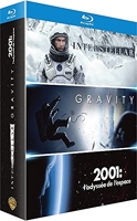 Coffret Voyage dans l'Espace - Interstellar + Gravity + 2001, L'odyssée de l'Espace - Coffret Blu-Ray
