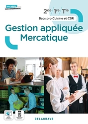 Gestion appliquée Mercatique 2de, 1re, Tle Bac Pro Cuisine et CSR (2022) - Pochette élève d'Anne Boulay