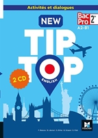 NEW TIP TOP English 2de Bac Pro - Éd. 2018 - CD Audio