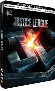Justice League - Edition limitée Steelbook - 4K Ultra HD + Blu-Ray 3D + 2D - DC COMICS