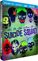 Suicide Squad - Édition Limitée SteelBook - Blu-ray 3D + 2D + DVD - DC COMICS [Blu-ray 3D + 2D + 2D Extended Edition + DVD + Copie digitale UltraViolet - Boîtier SteelBook]
