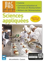 Sciences appliquées 2de, 1re, Tle Bac Pro Cuisine et CSR (2016) Pochette élève