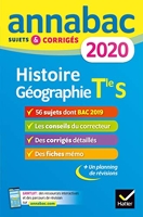 Annales Annabac 2020 Histoire-Géographie Tle S - Sujets et corrigés du bac Terminale S