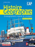 Histoire et Géographie EMC - CAP (Le monde en marche) Livre + licence élève - 2019 - Cap - 2019