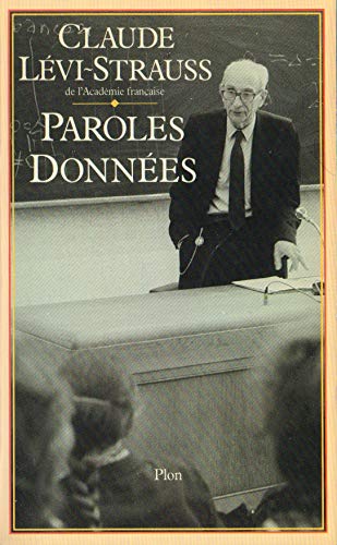 couverture de : Paroles donn&eacute;es