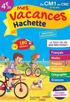 Mes Vacances Hachette - Du CM1 au CM2 - Cahier de vacances 2022