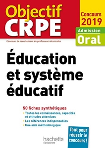 CRPE en fiches - Éducation et système éducatif 2019 de Serge Herreman