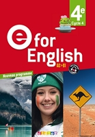 E for English 4e - Anglais Ed. 2017 - Livre de l'élève