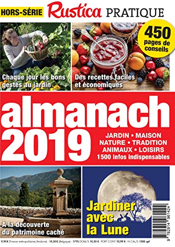 Almanach Rustica 2019 de l'écocitoyen Zéro déchet - Minimalisme