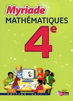 Myriade Mathématiques 4e 2011 Manuel de l'élève Grand format - Livre de l'élève grand format, Edition 2011