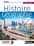 Histoire-Géographie EMC 2e Bac Pro (Le monde en marche) Livre + Licence élève 2019 - EMC - 2de Bac Pro