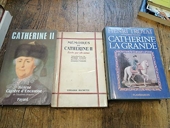 Lot de 3 livres - Catherine II - Mémoires de Catherine II - Catherine La Grande