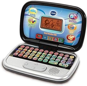 mini ordinateur portable avec 20 activités pour enfant Genius Kid rose gris