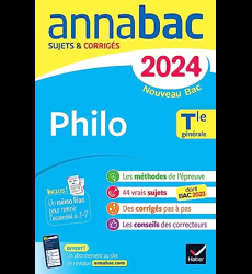 Annales du bac Annabac 2024 Philo Tle générale