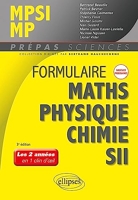 Formulaire MPSI/MP, mathématiques, physique-chimie, SII