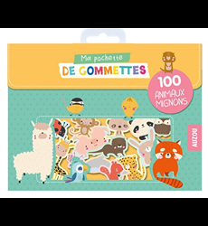 Ma pochette de gommettes - 100 gommettes bébés animaux - Livres jeux et  d'activités