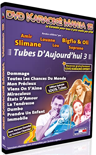 DVD Karaoké Mania Vol.09 Tubes d'Aujourd'hui, Kendji Girac - les