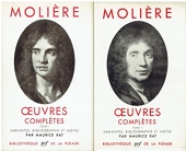 Molière - Oeuvres complètes - Tome I et II - Texte établi et annoté par Maurice Rat.