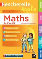 Bescherelle école - Maths (CP, CE1, CE2, CM1, CM2) Tout le programme de maths à l'école primaire