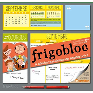 Livre : Frigobloc, le calendrier maxi-aimanté pour se simplifier