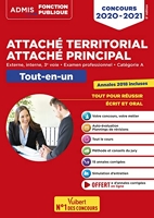 Concours Attaché territorial - Catégorie A - Tout-en-un - Concours externe, interne, 3e voie et examen professionnel 2020-2021