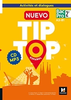 NUEVO TIP TOP Español 2de BAC PRO - Éd. 2018 - CD Audio