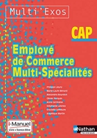 Employé de commerce multi-spécialité CAP Multi'Exos i-Manuel bi-média - Licence numérique de l'élève : i-manuel + ouvrage papier