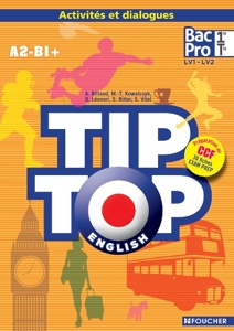 TIP-TOP ENGLISH 1re Tle Bac Pro CD audio de Sylvie Vitel