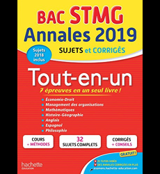 Annales Bac 2019 Tout-en-un Tle STMG