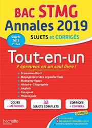 Annales Bac 2019 Tout-en-un Tle STMG d'Alain Prost