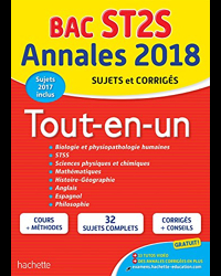 Annales Bac 2018 Sujets Et Corriges Le Tout-En-Un Term ST2S