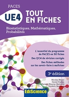 PACES UE4 Tout en fiches - Biostatistiques, Mathématiques, Probabilités - Biostatistiques, Mathématiques, Probabilités