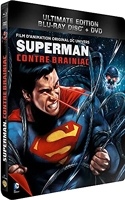 Superman contre Brainiac - Blu-ray - DC COMICS [Blu-ray + DVD - Édition boîtier SteelBook]