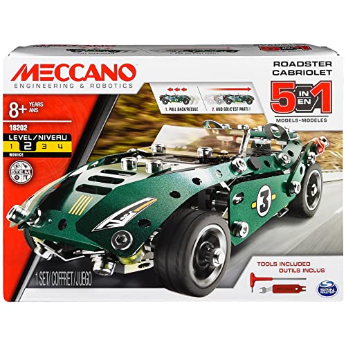 Meccano - Cabriolet Retro Friction 5 MODÈLES - Coffret Inventions avec  174 les Prix d'Occasion ou Neuf