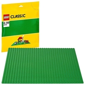 LEGO 10700 Classic La Plaque de Base Verte, 32x32, Jeu de Construction, Créatif, Éducatif, pour Construire et Exposer, Collection, Créer Paysage Vert