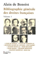 Bibliographie générale des droites françaises Volume 3