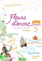 Fleurs d'encre français cycle 4 / 5e - Livre élève - Nouveau programme 2016